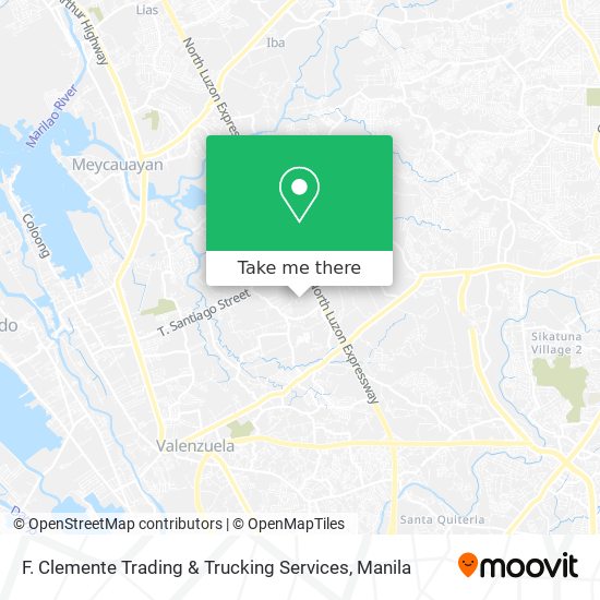 F. Clemente Trading & Trucking Services map