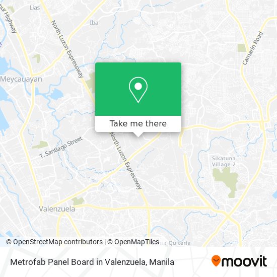 Metrofab Panel Board in Valenzuela map