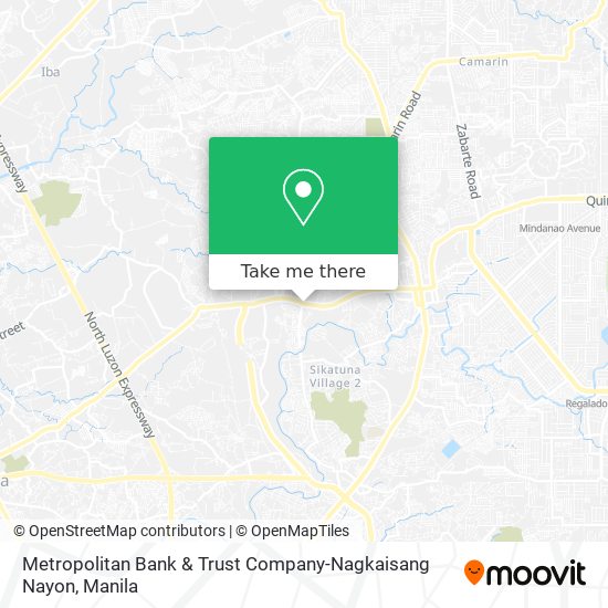 Metropolitan Bank & Trust Company-Nagkaisang Nayon map