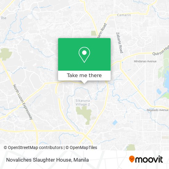Novaliches Slaughter House map