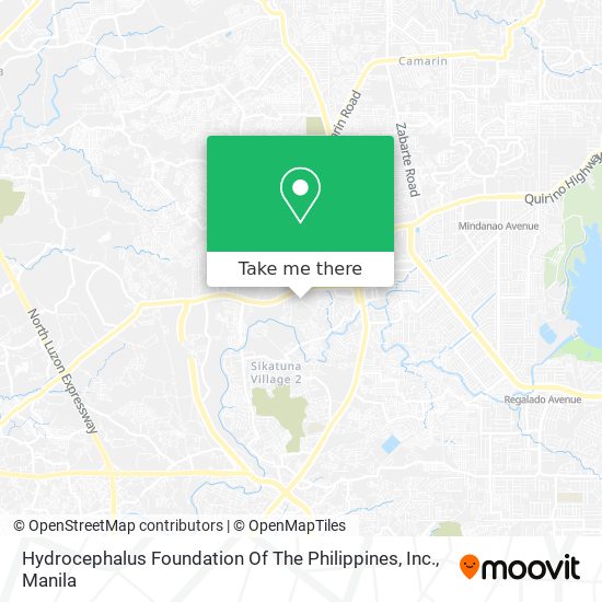 Hydrocephalus Foundation Of The Philippines, Inc. map
