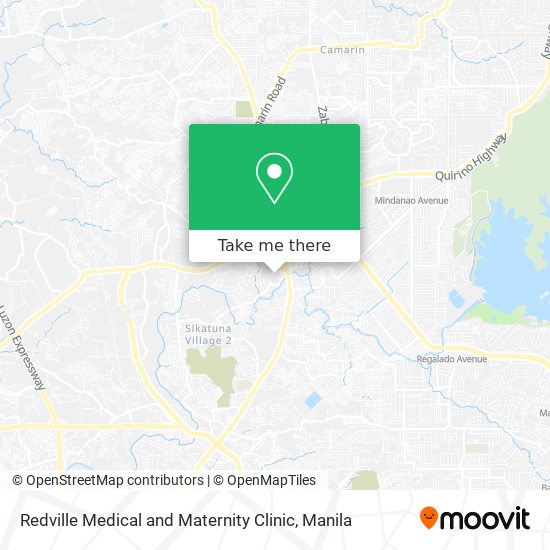 Redville Medical and Maternity Clinic map