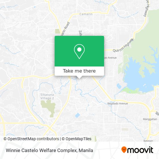 Winnie Castelo Welfare Complex map