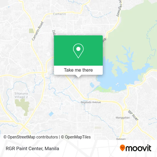 RGR Paint Center map