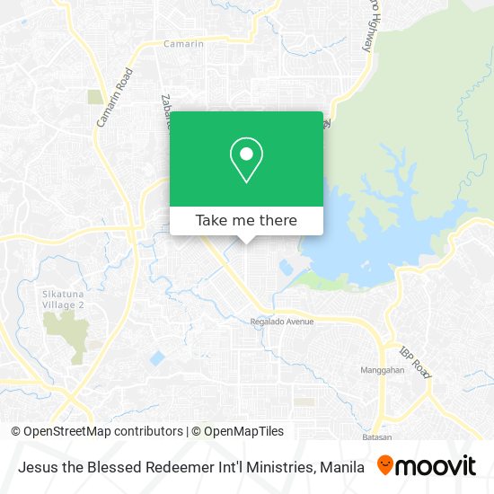 Jesus the Blessed Redeemer Int'l Ministries map