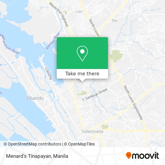 Menard's Tinapayan map