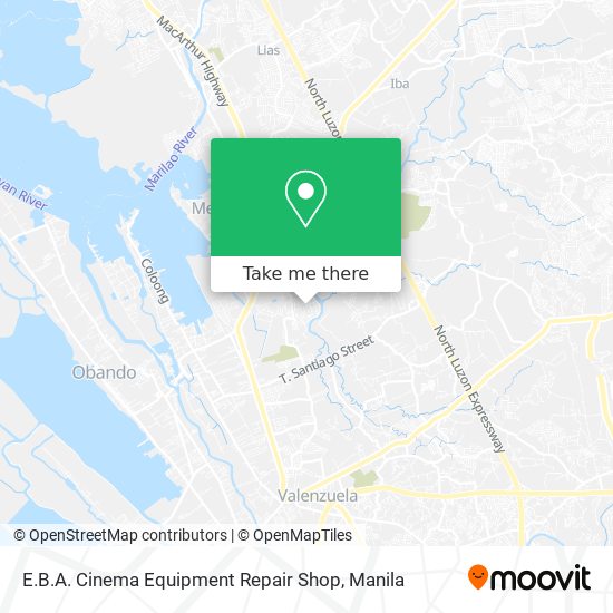 E.B.A. Cinema Equipment Repair Shop map