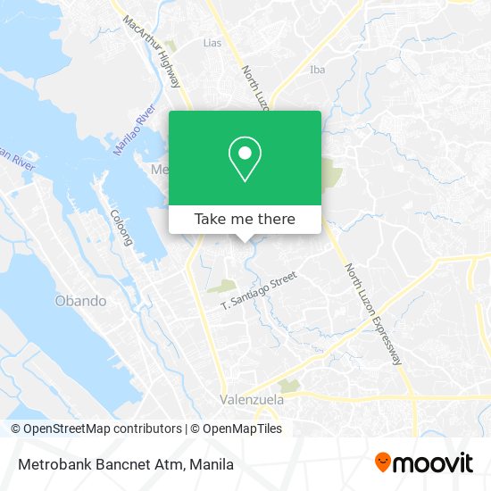 Metrobank Bancnet Atm map