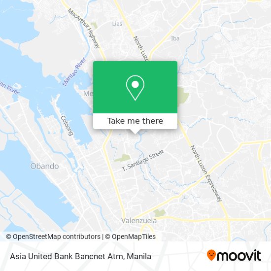 Asia United Bank Bancnet Atm map