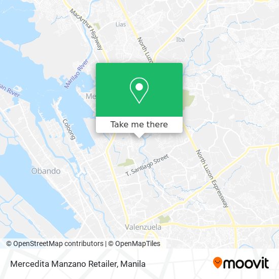 Mercedita Manzano Retailer map