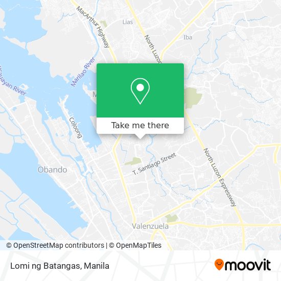 Lomi ng Batangas map