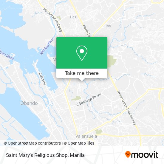 Saint Mary's Religious Shop map