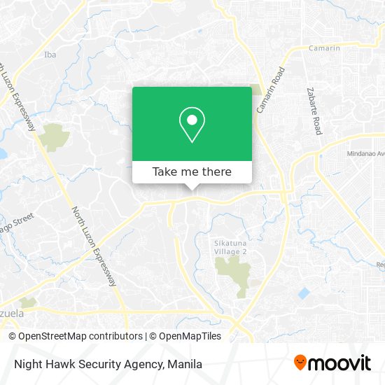 Night Hawk Security Agency map