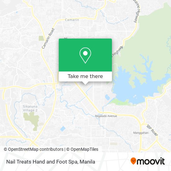Nail Treats Hand and Foot Spa map