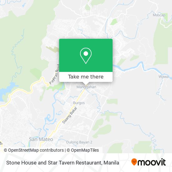 Stone House and Star Tavern Restaurant map