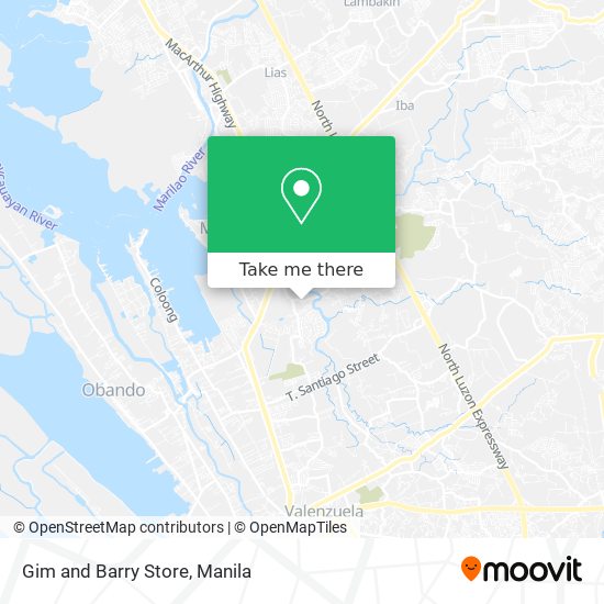 Gim and Barry Store map