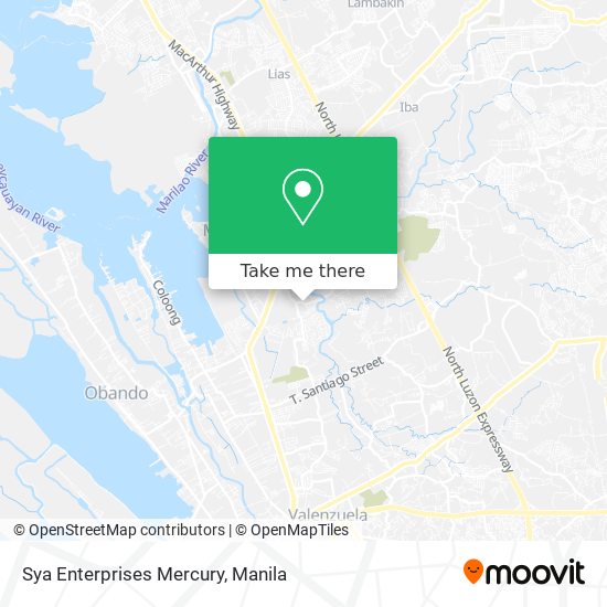 Sya Enterprises Mercury map