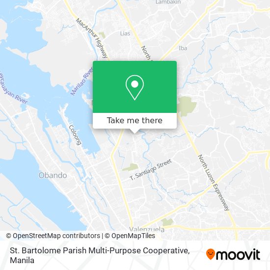 St. Bartolome Parish Multi-Purpose Cooperative map
