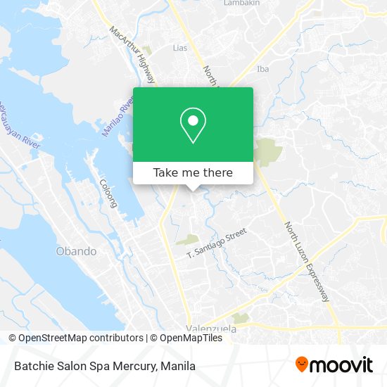 Batchie Salon Spa Mercury map