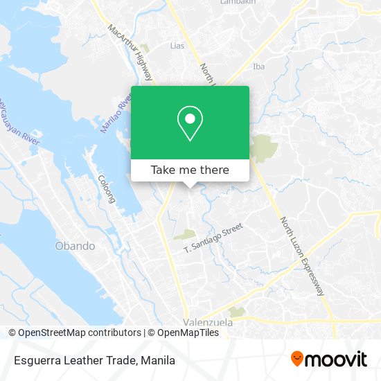 Esguerra Leather Trade map