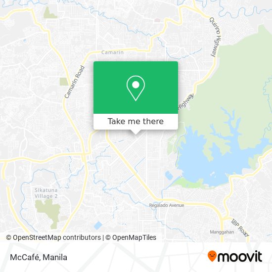 McCafé map