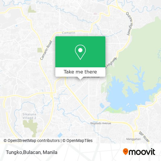 Tungko,Bulacan map