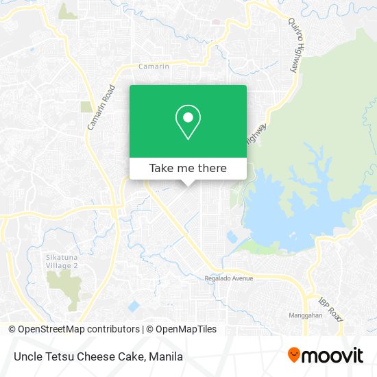 Uncle Tetsu Cheese Cake map