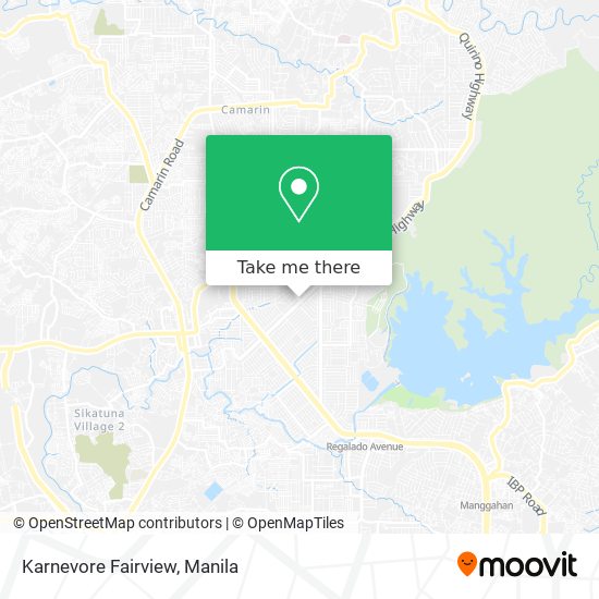 Karnevore Fairview map