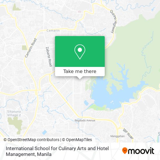 International School for Culinary Arts and Hotel Management map