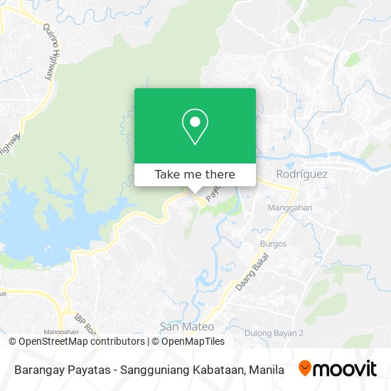 Barangay Payatas - Sangguniang Kabataan map