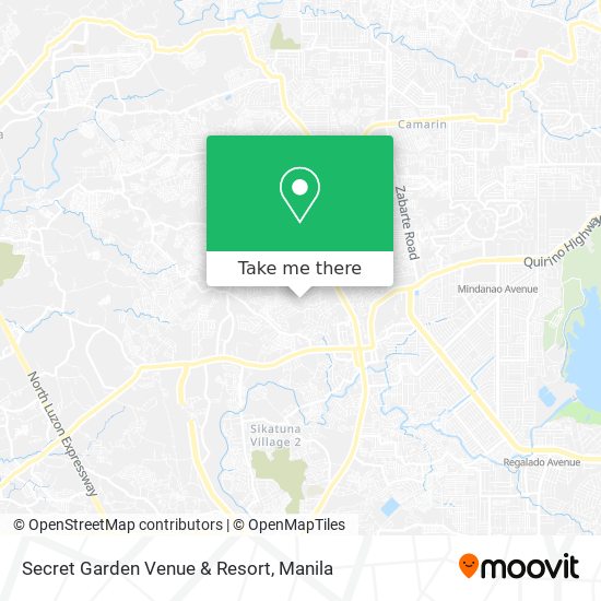 Secret Garden Venue & Resort map
