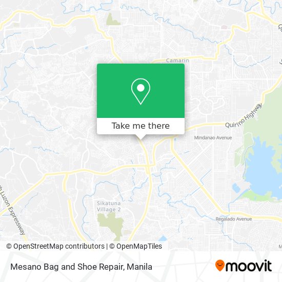 Mesano Bag and Shoe Repair map