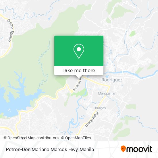 Petron-Don Mariano Marcos Hwy map