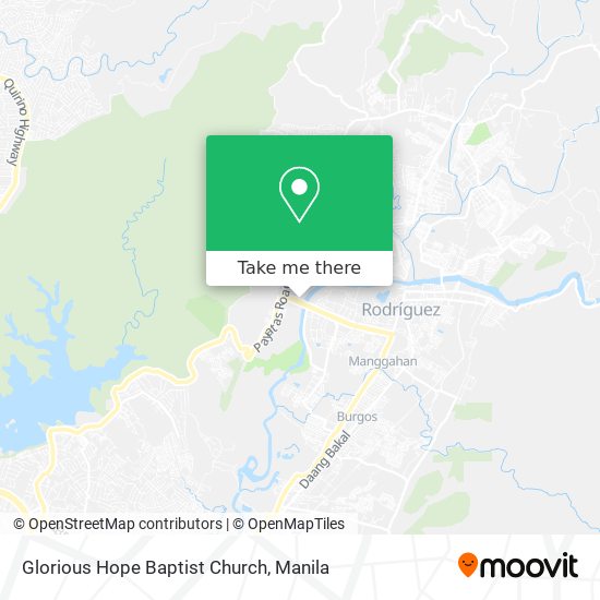 Glorious Hope Baptist Church map