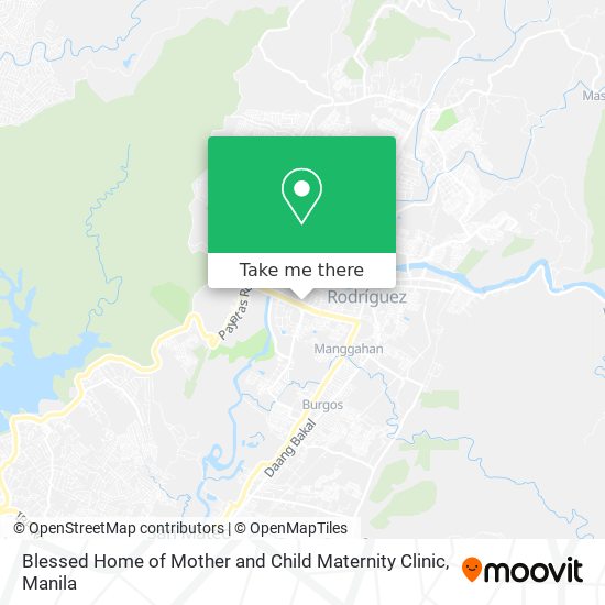 Blessed Home of Mother and Child Maternity Clinic map
