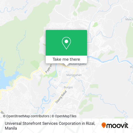 Universal Storefront Services Corporation in Rizal map