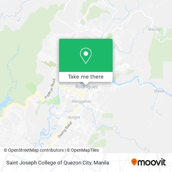 Saint Joseph College of Quezon City map