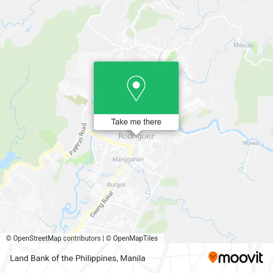 Land Bank of the Philippines map