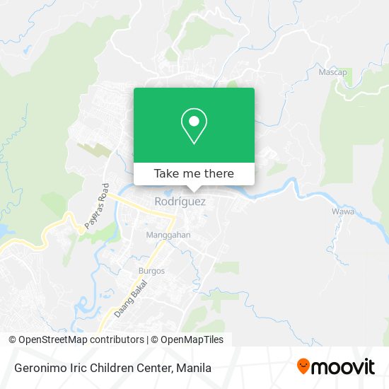 Geronimo Iric Children Center map