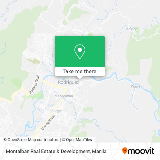 Montalban Real Estate & Development map