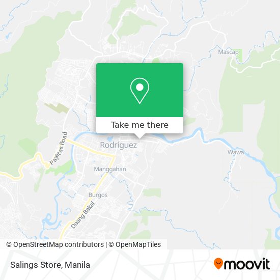 Salings Store map