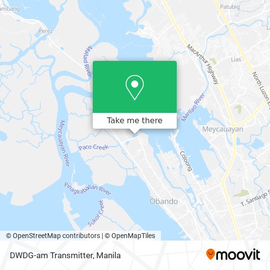 DWDG-am Transmitter map