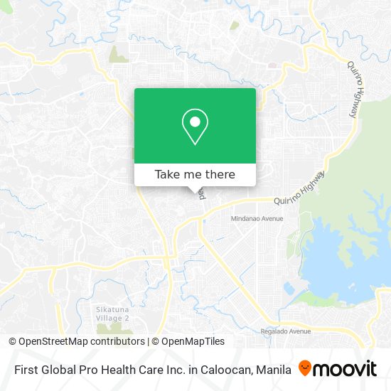 First Global Pro Health Care Inc. in Caloocan map