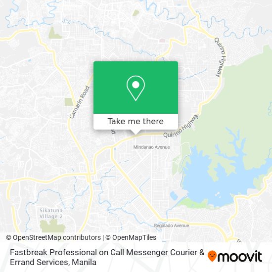 Fastbreak Professional on Call Messenger Courier & Errand Services map