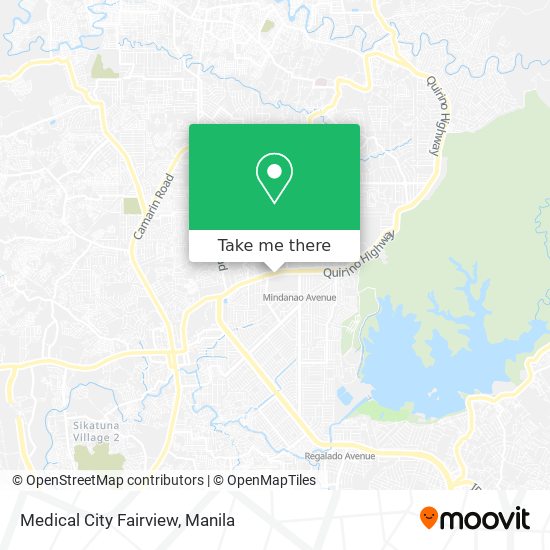 Medical City Fairview map
