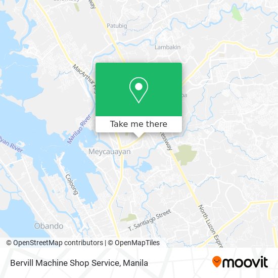 Bervill Machine Shop Service map