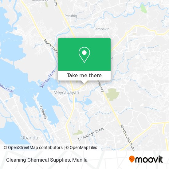 Cleaning Chemical Supplies map