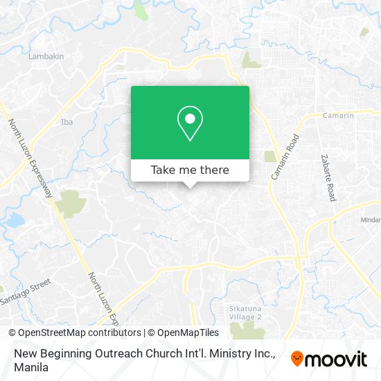 New Beginning Outreach Church Int'l. Ministry Inc. map