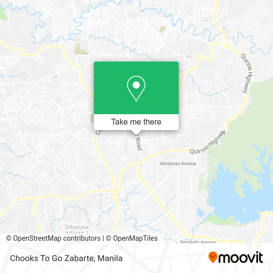 Chooks To Go Zabarte map