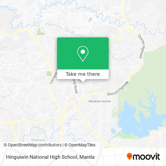 Hinguiwin National High School map